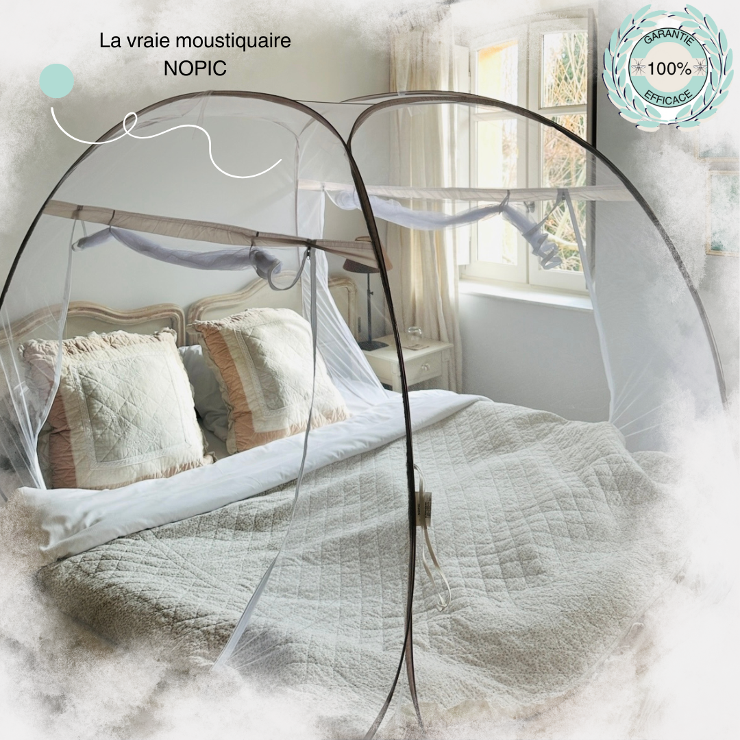 moustiquaire de lit NOPIC, la vraie : rapide à installer et solide