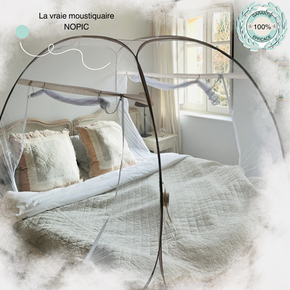 moustiquaire de lit NOPIC, la vraie : rapide à installer et solide